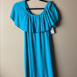 NWT Lularoe Cici Large Aqua